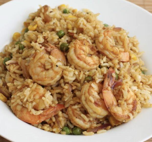 Curry Shrimp Fried Rice