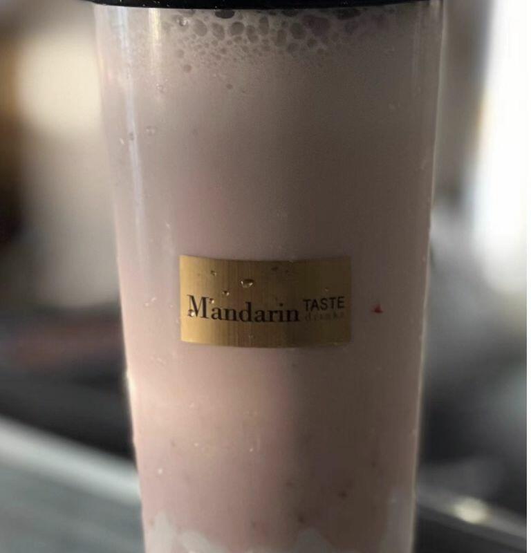 Fresh Strawberry Coconut Milk Tea