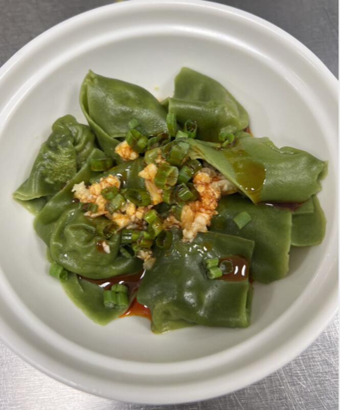 Pork Dumpling In Spicy Sauce