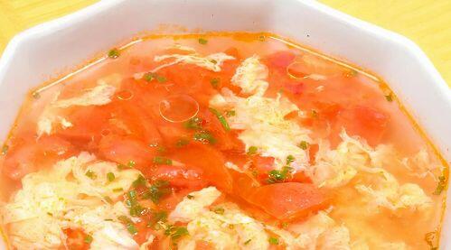 Tomato Egg Drop Soup