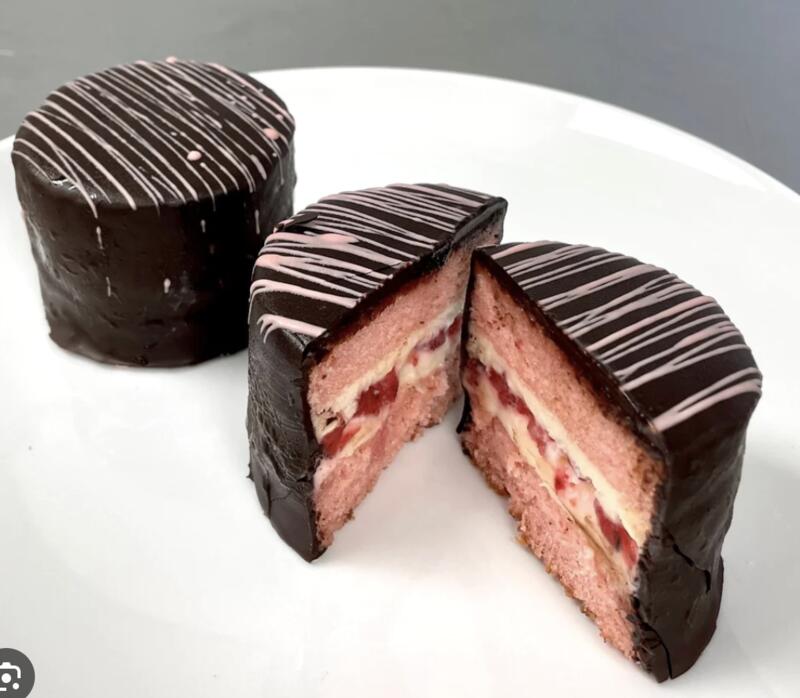 Strawberry Ganache Cake