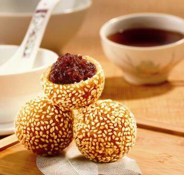 Red Bean Sesame Balls