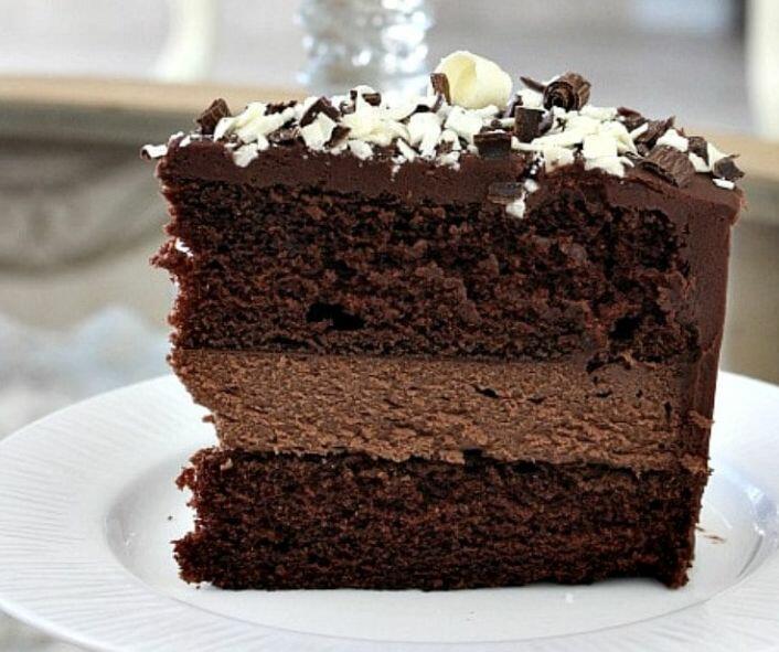 Chocolate Cheese Mousse Cake